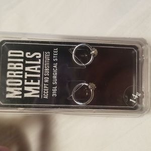 New Morbid Metals Body Jewelry Opal Starburst 14g